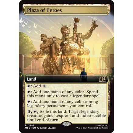 Plaza of Heroes (Extended Art) (MSC-483) - Commander: Marvel Super Heroes