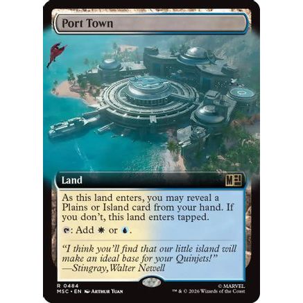 Port Town (Extended Art) (MSC-484) - Commander: Marvel Super Heroes