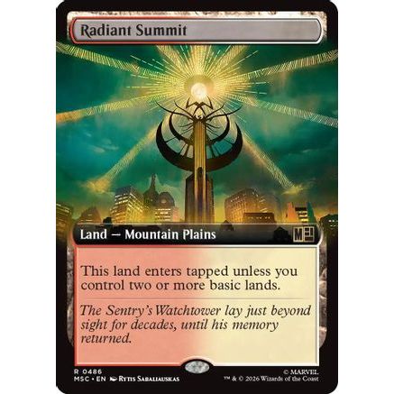 Radiant Summit (Extended Art) (MSC-486) - Commander: Marvel Super Heroes