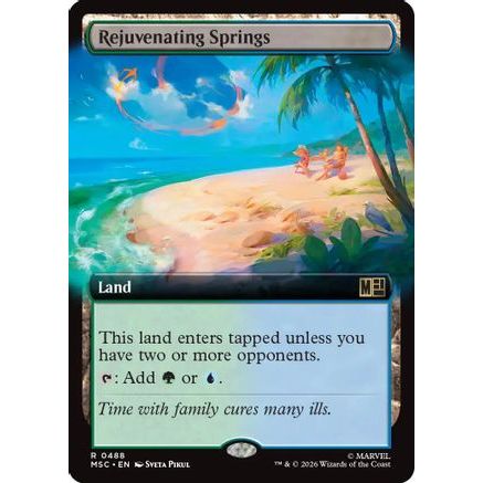 Rejuvenating Springs (Extended Art) (MSC-488) - Commander: Marvel Super Heroes Foil