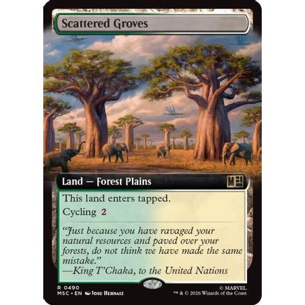 Scattered Groves (Extended Art) (MSC-490) - Commander: Marvel Super Heroes