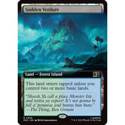 Sodden Verdure (Extended Art) (MSC-494) - Commander: Marvel Super Heroes