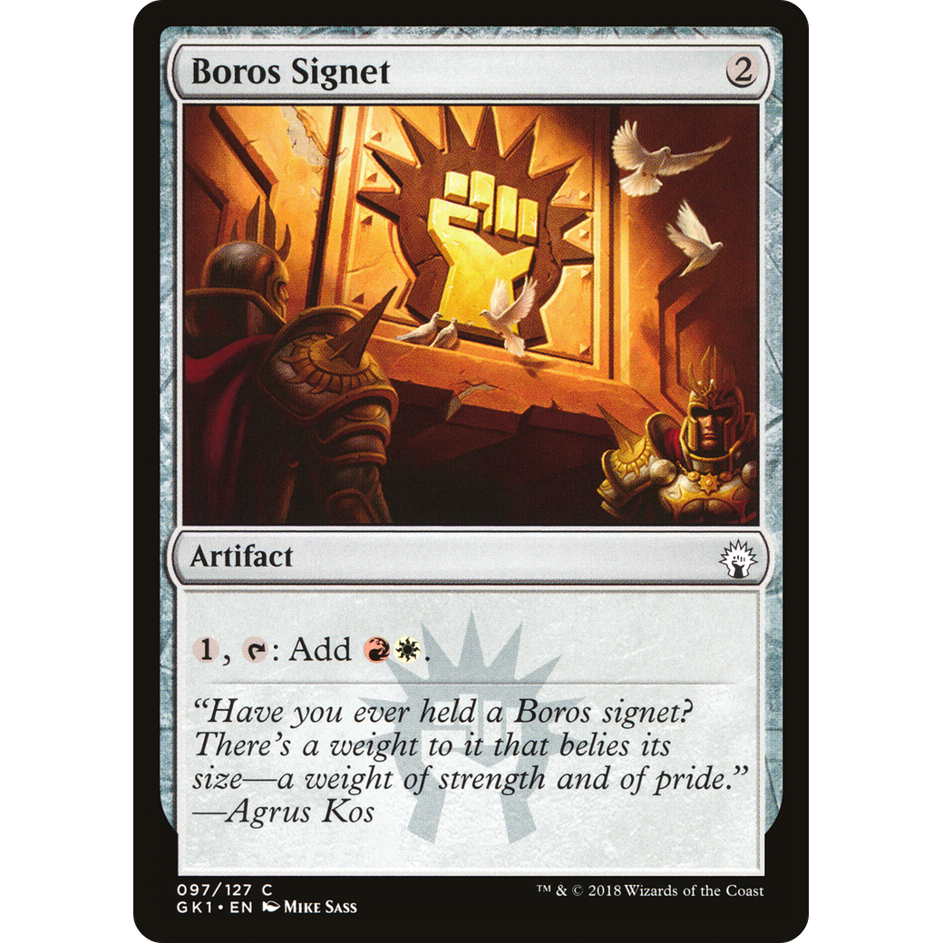 Boros Signet (GR1-097) - GRN Guild Kit