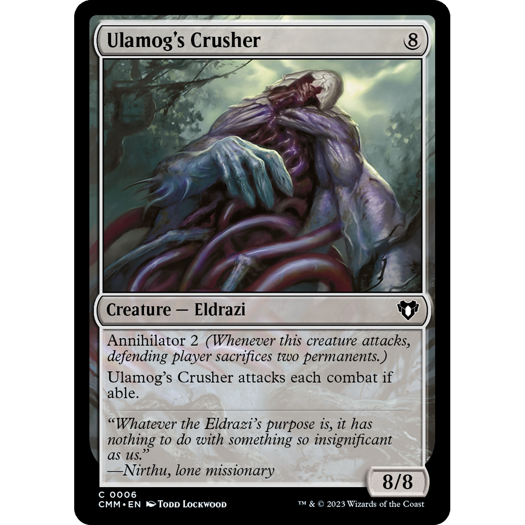 Ulamog's Crusher (CMM-006) - Commander Masters Foil