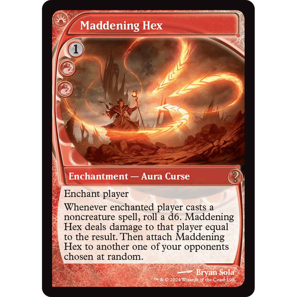 Maddening Hex (Future Sight) (MB2-195) - Mystery Booster 2 Foil