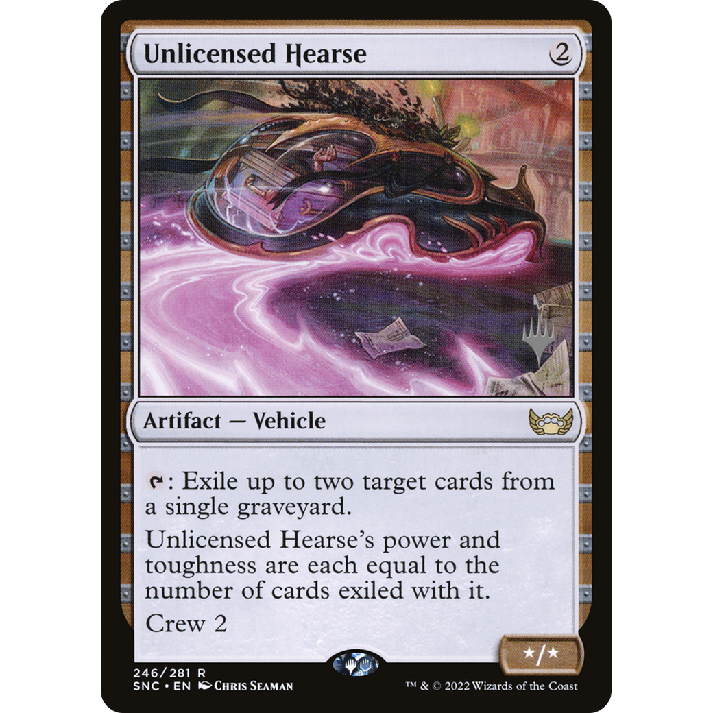 Unlicensed Hearse (PPSNC-246) - Streets of New Capenna Promos
