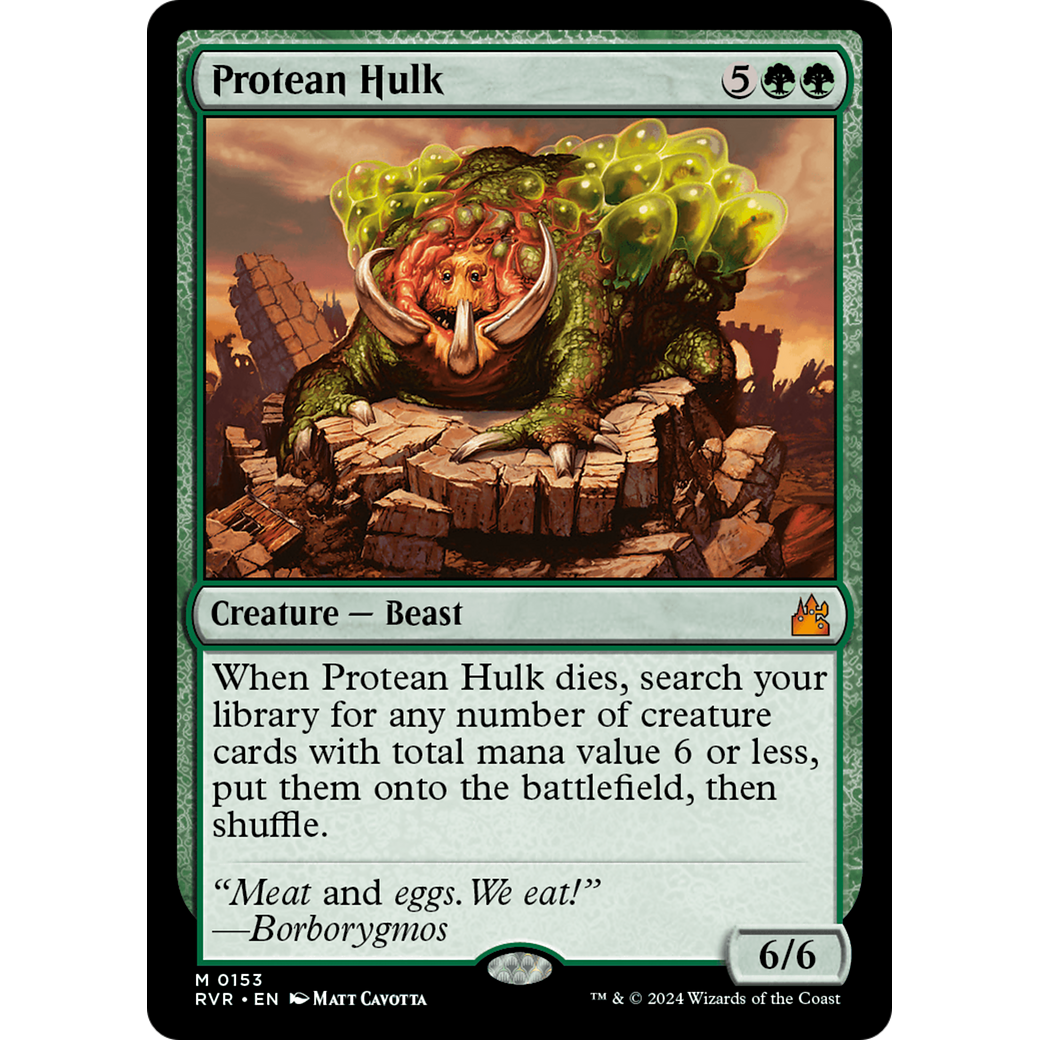 Protean Hulk (RVR-153) - Ravnica Remastered Foil