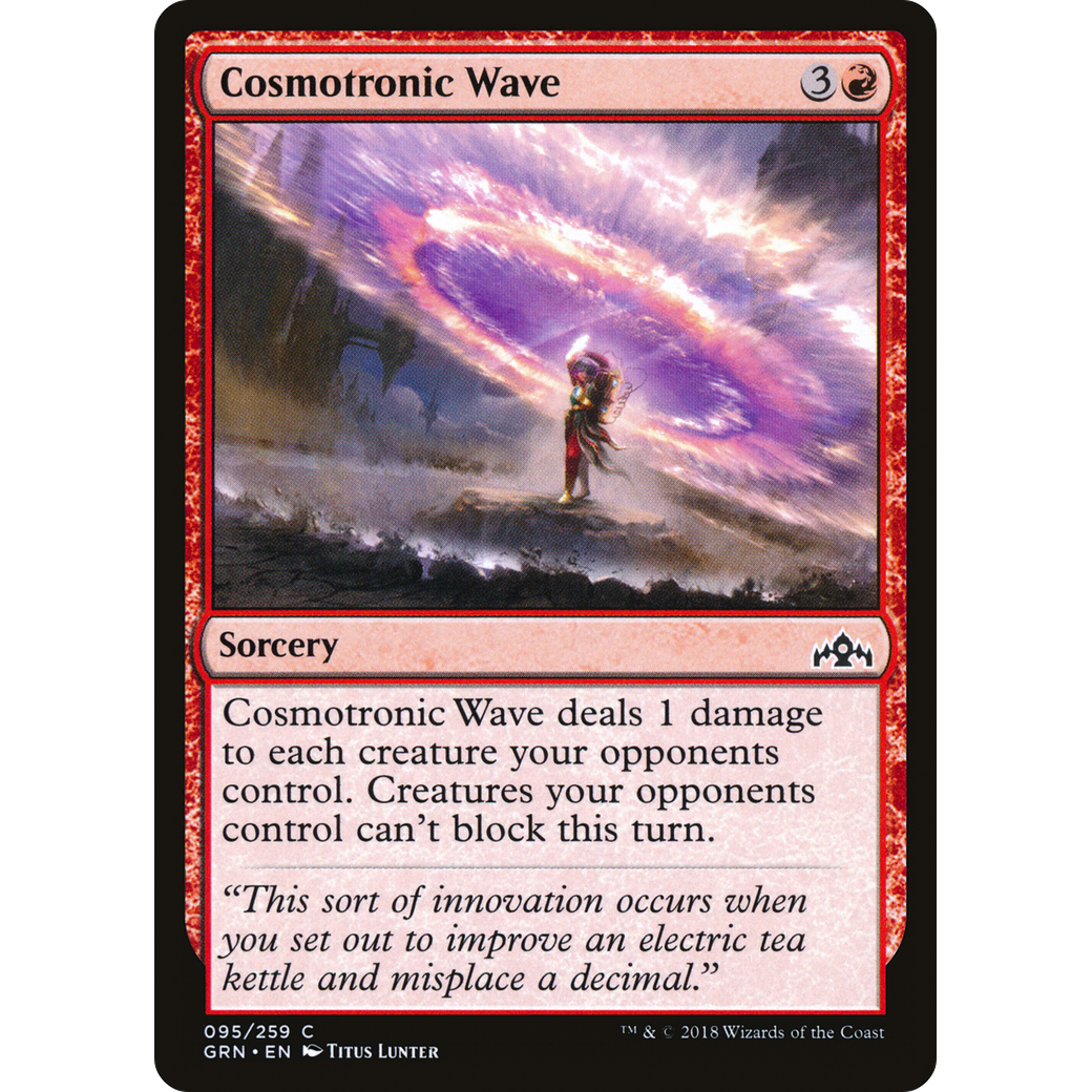 Cosmotronic Wave (GRN-095) - Guilds of Ravnica Foil