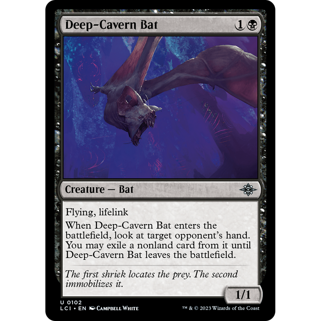 Deep-Cavern Bat (LCI-102) - The Lost Caverns of Ixalan Foil