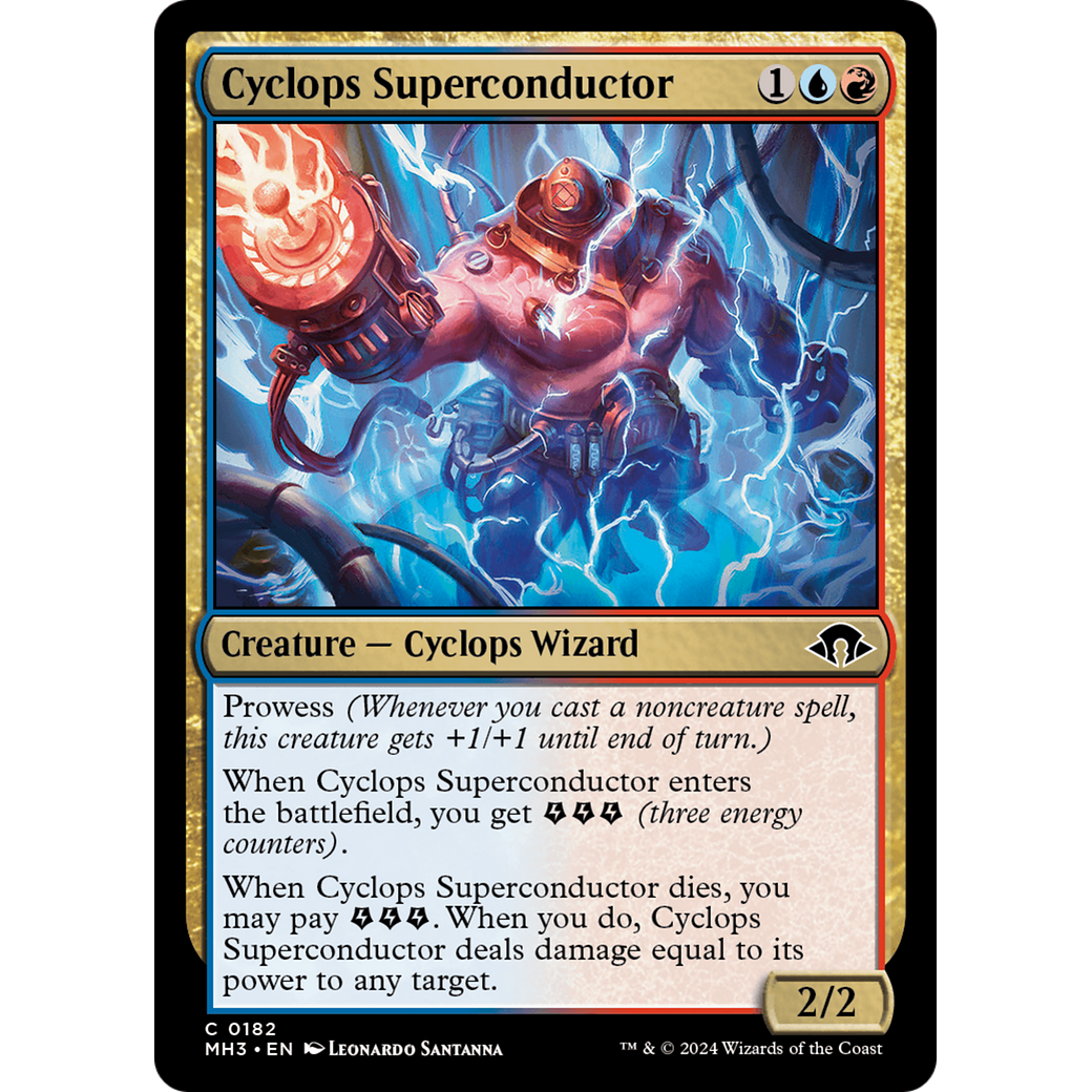 Cyclops Superconductor (MH3-182) - Modern Horizons 3 Foil