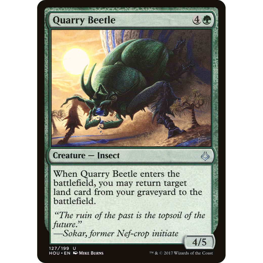 Quarry Beetle (HOU-127) - Hour of Devastation Foil