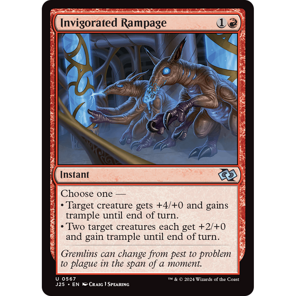 Invigorated Rampage (J25-567) - Foundations Jumpstart