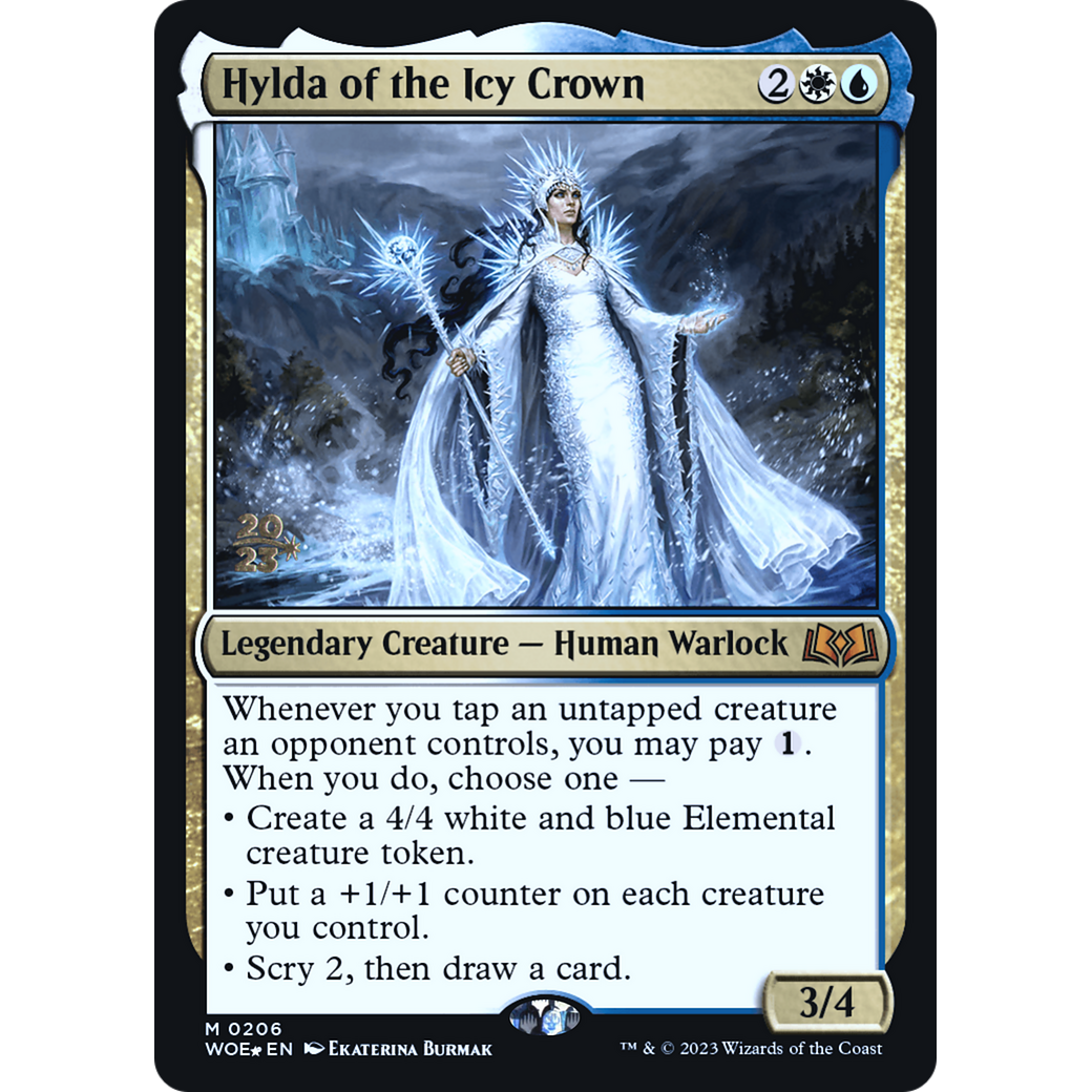 Hylda of the Icy Crown (PRE-206S) - Wilds of Eldraine Promos Foil
