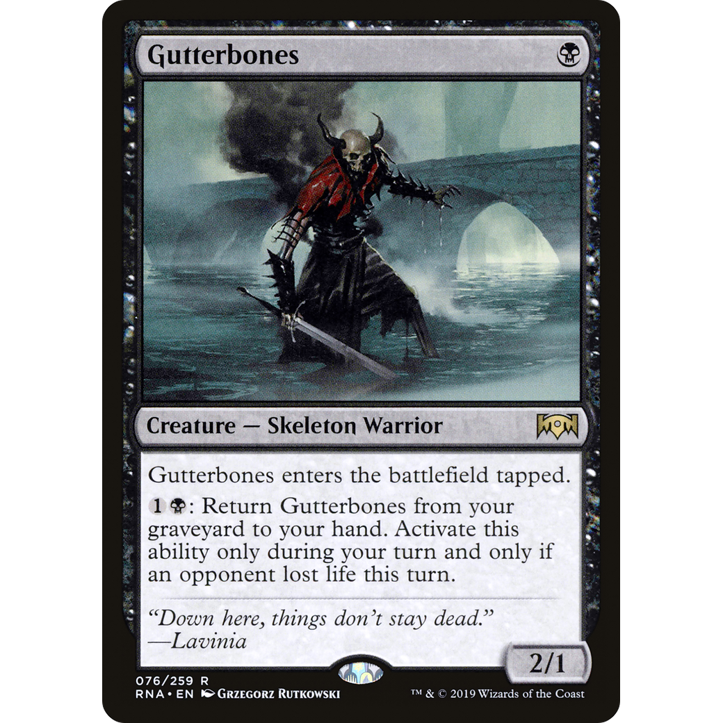 Gutterbones (RNA-076) - Ravnica Allegiance Foil