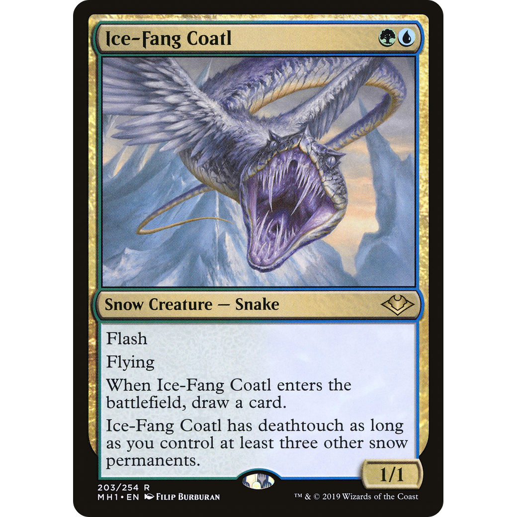 Ice-Fang Coatl (MH1-203) - Modern Horizons