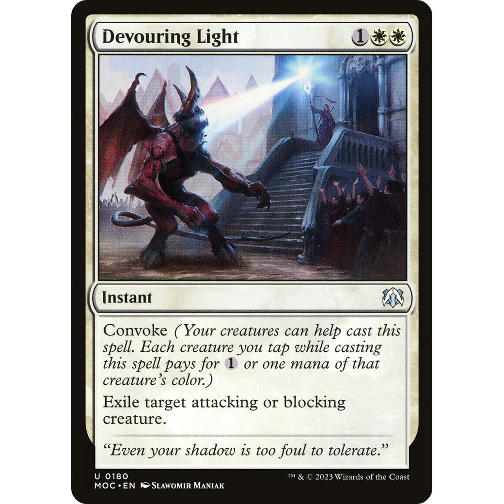 Devouring Light (MOC-180) - March of the Machine Commander