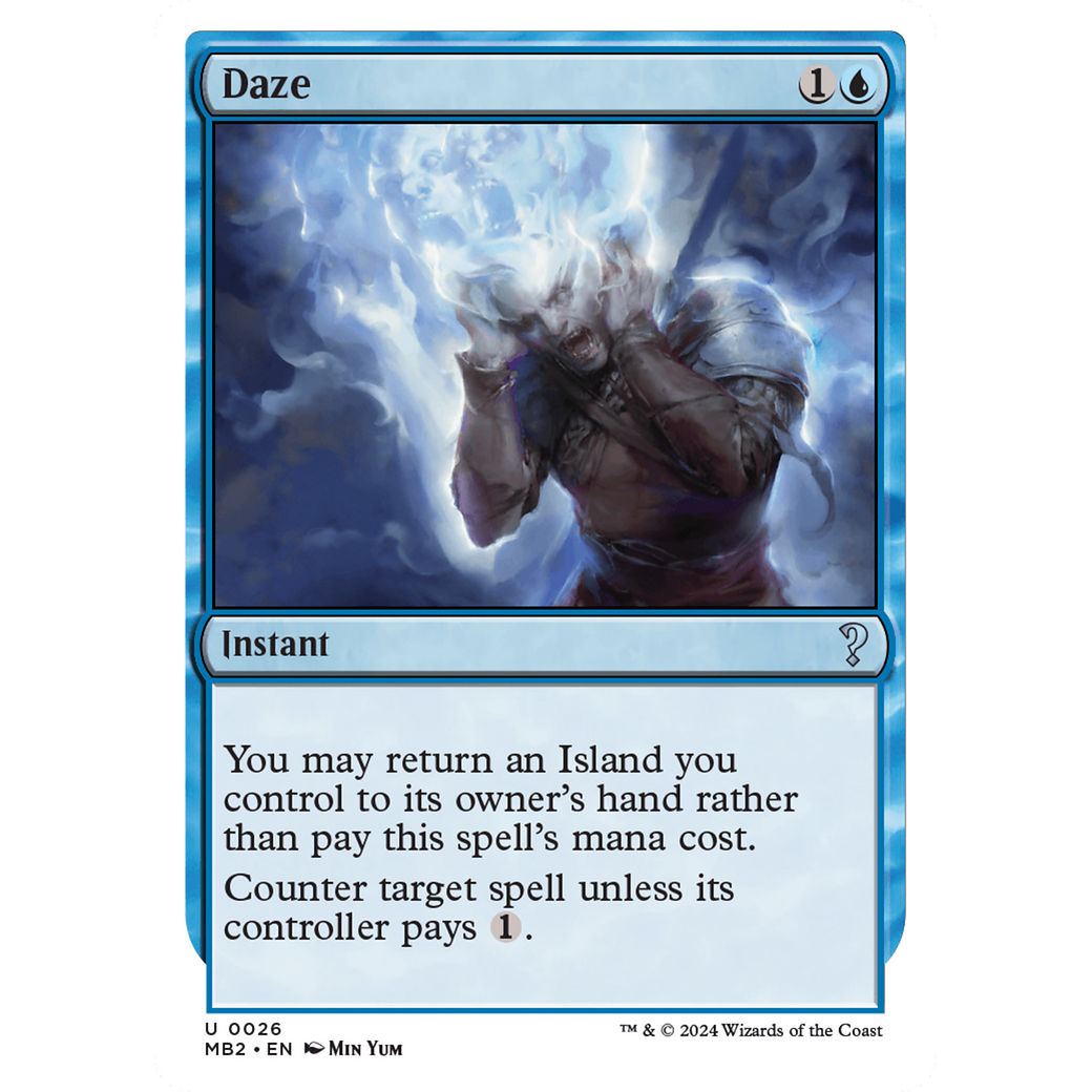 Daze (White Border) (MB2-026) - Mystery Booster 2