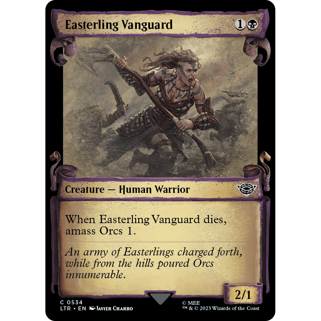 Easterling Vanguard (LTR-534) - The Lord of the Rings: Tales of Middle-earth: (Showcase) Foil