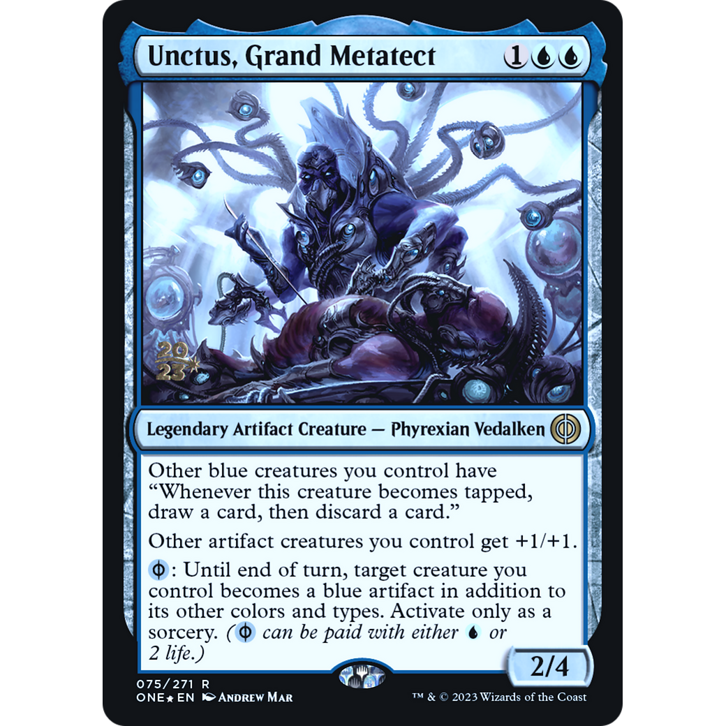 Unctus, Grand Metatect (PRE-75S) - Phyrexia: All Will Be One Promos Foil