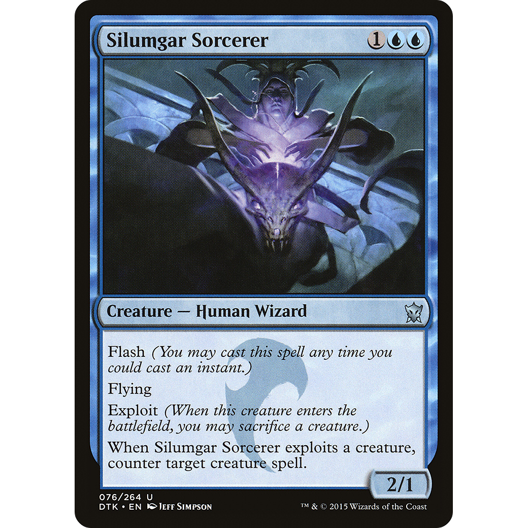Silumgar Sorcerer (DTK-076) - Dragons of Tarkir Foil