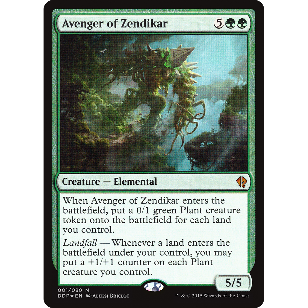 Avenger of Zendikar (DDP-001) - Duel Decks: Zendikar vs. Eldrazi