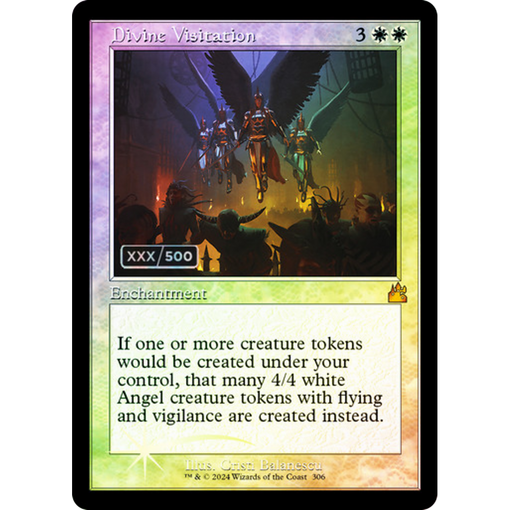 Divine Visitation (RVR-306Z) - Ravnica Remastered Foil
