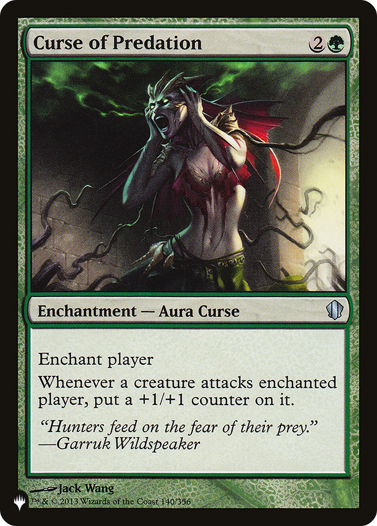 Curse of Predation (LIST-140/356) - The List