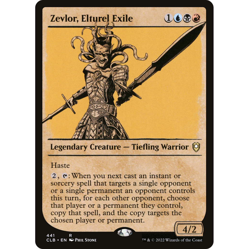 Zevlor, Elturel Exile (CLB-441) - Commander Legends: Battle for Baldur's Gate: (Showcase) Foil