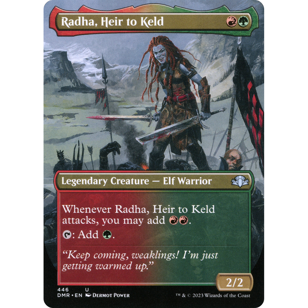 Radha, Heir to Keld (Borderless) (DMR-446) - Dominaria Remastered (Borderless)