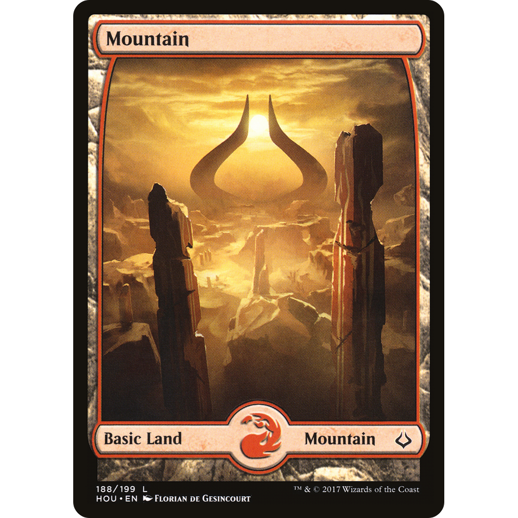 Mountain (188) - Full Art (HOU-188) - Hour of Devastation