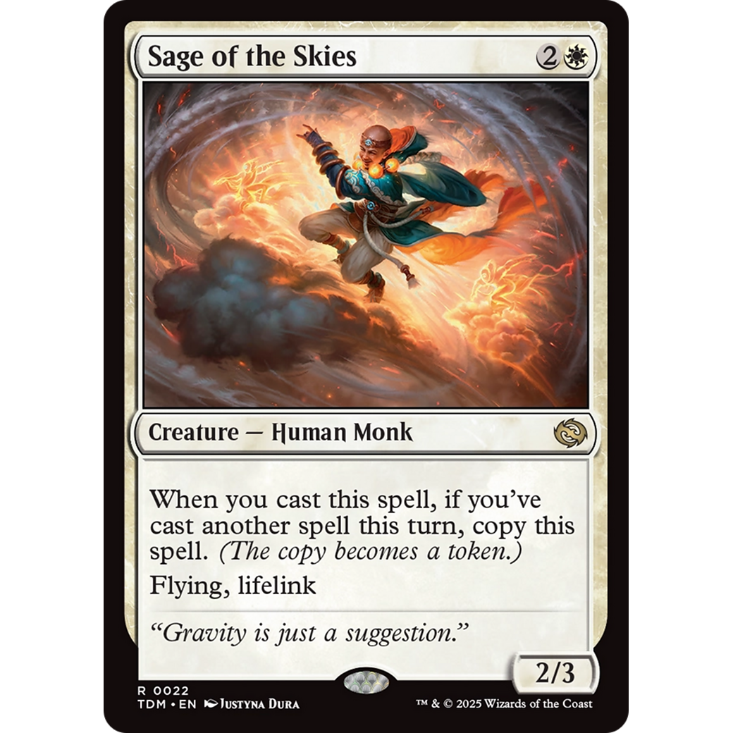 Sage of the Skies (TDM-022) - Tarkir: Dragonstorm Foil