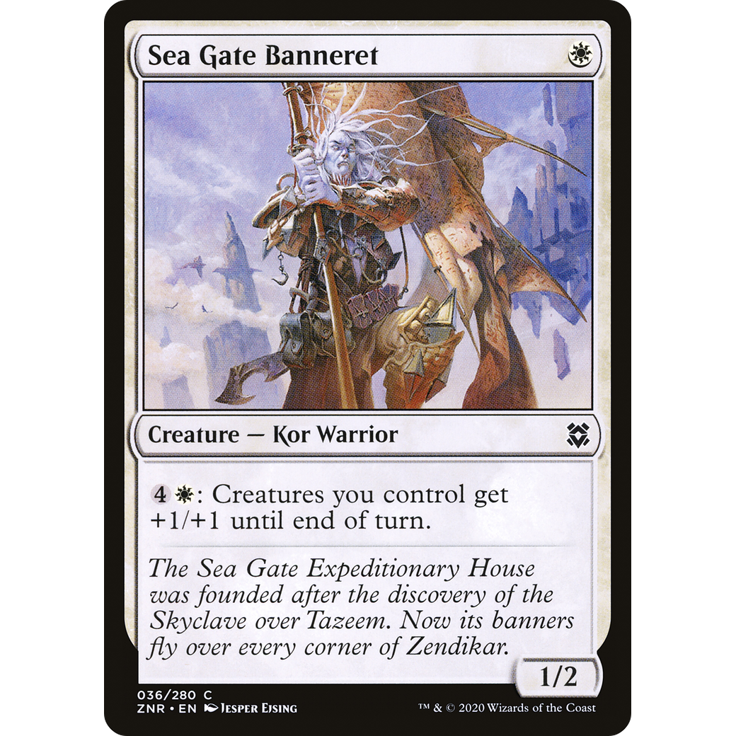 Sea Gate Banneret (ZNR-036) - Zendikar Rising