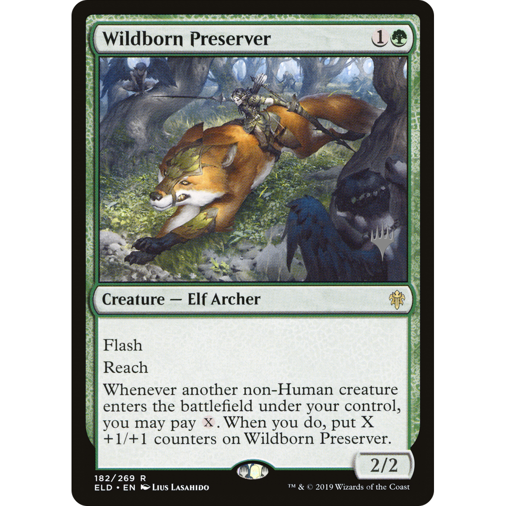 Wildborn Preserver (PPELD-182) - Throne of Eldraine Promos
