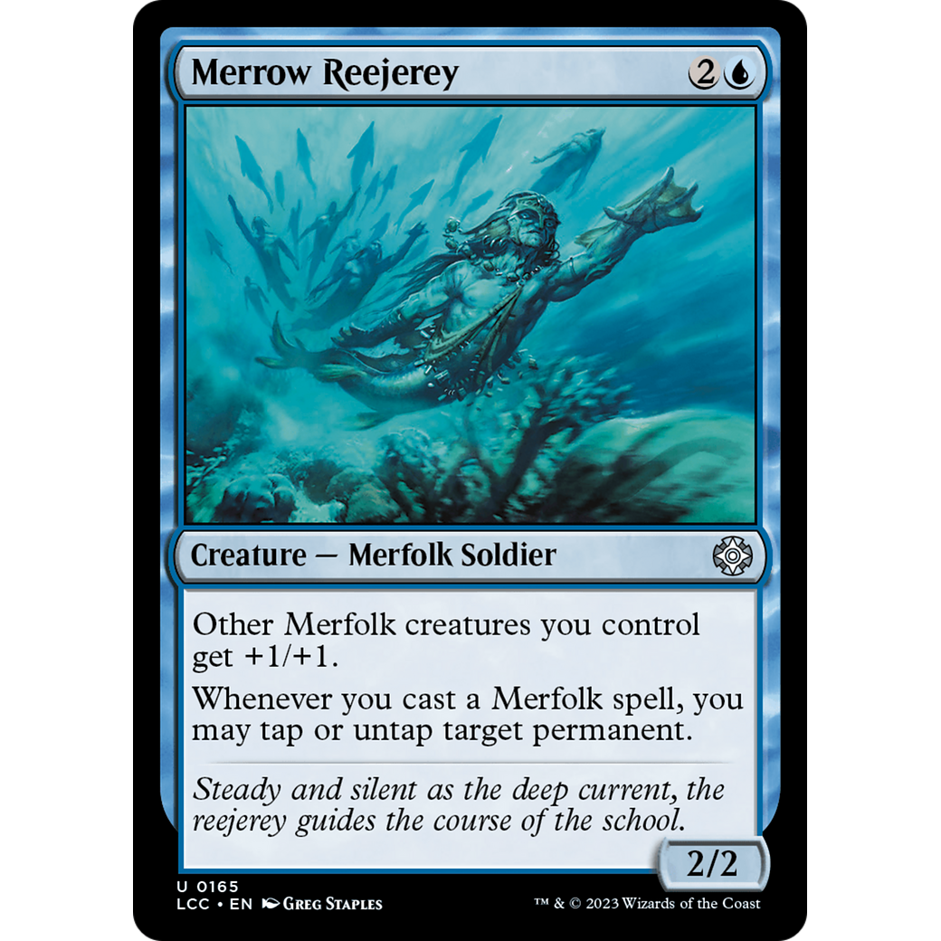 Merrow Reejerey (LCC-165) - The Lost Caverns of Ixalan Commander
