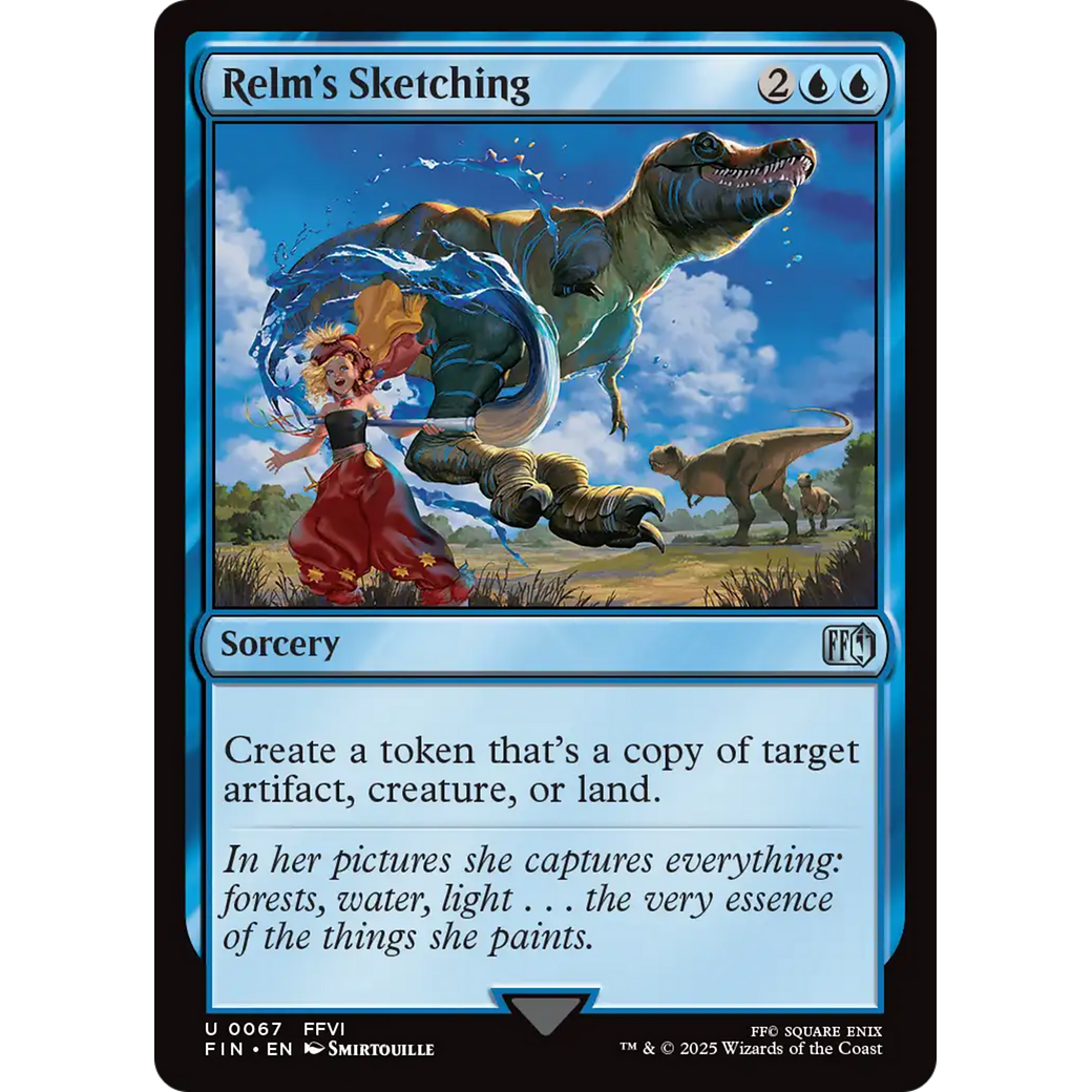 Relm's Sketching (FIN-067) - FINAL FANTASY Foil