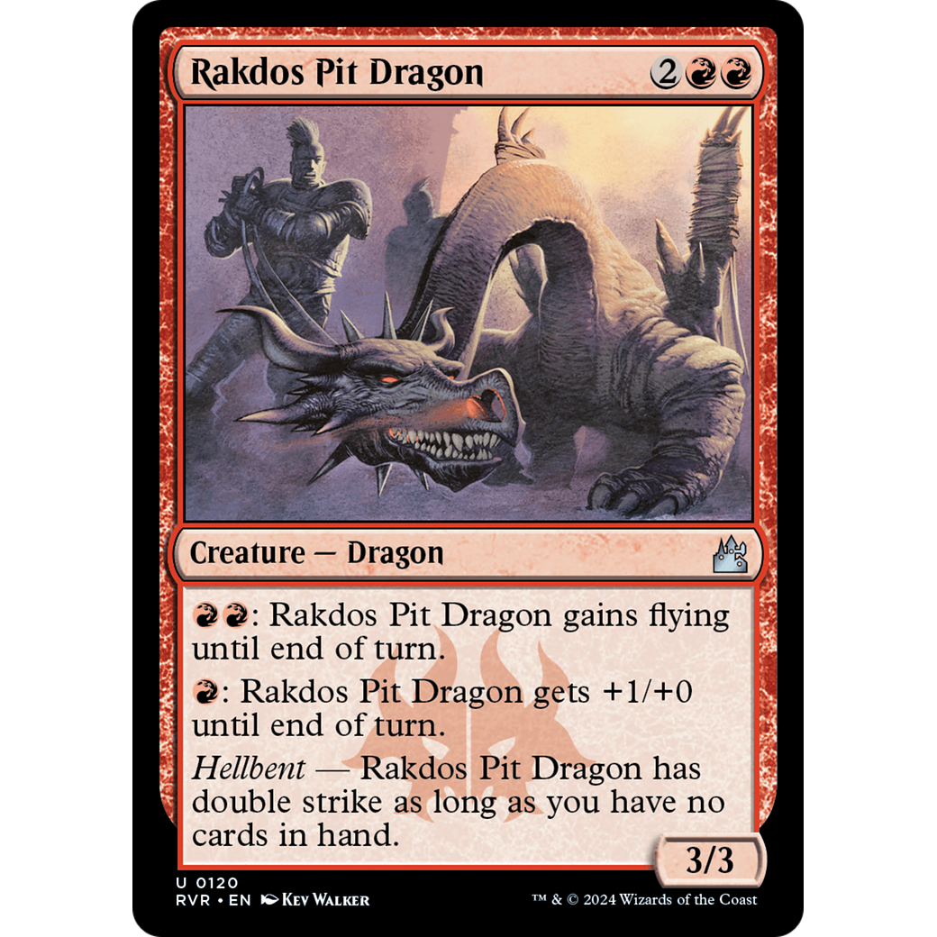 Rakdos Pit Dragon (RVR-120) - Ravnica Remastered Foil