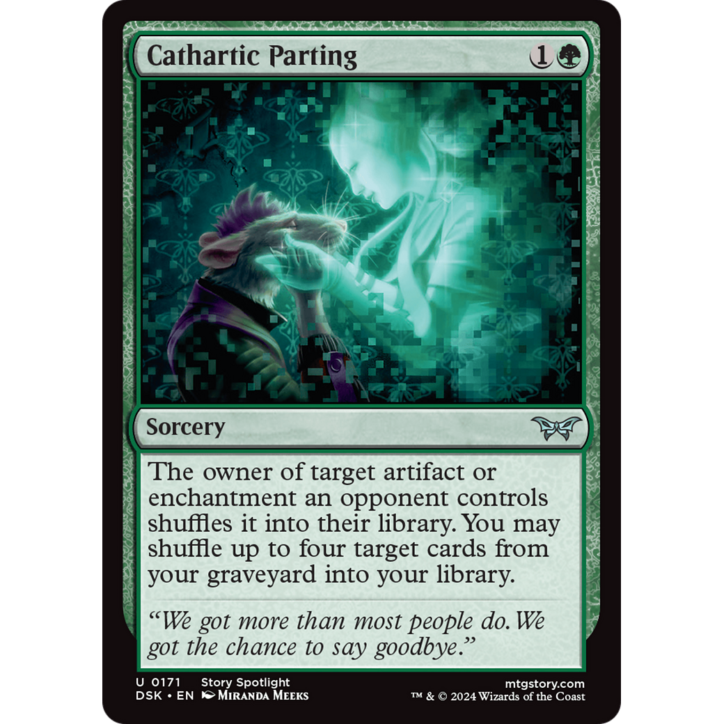 Cathartic Parting (DSK-171) - Duskmourn: House of Horror Foil