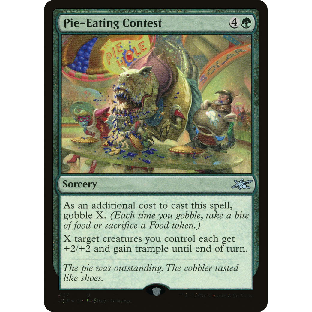 Pie-Eating Contest (Galaxy Foil) (UNF-437) - Unfinity Foil