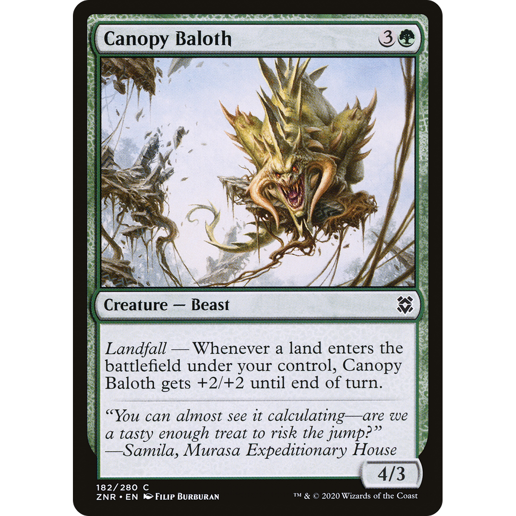 Canopy Baloth (ZNR-182) - Zendikar Rising