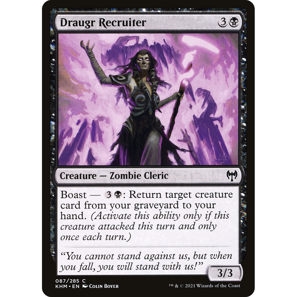 Draugr Recruiter (KHM-087) - Kaldheim