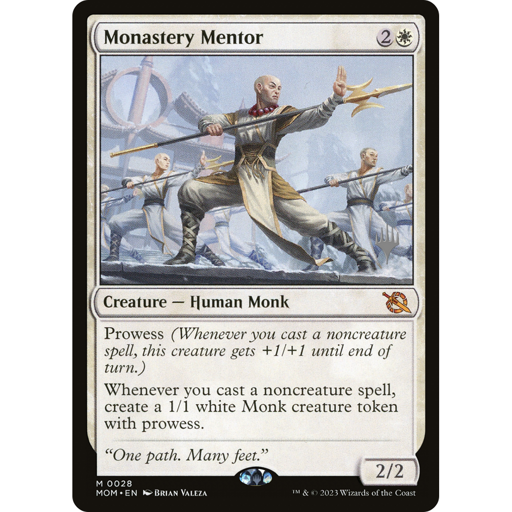 Monastery Mentor (PPMOM-28P) - March of the Machine Promos Foil