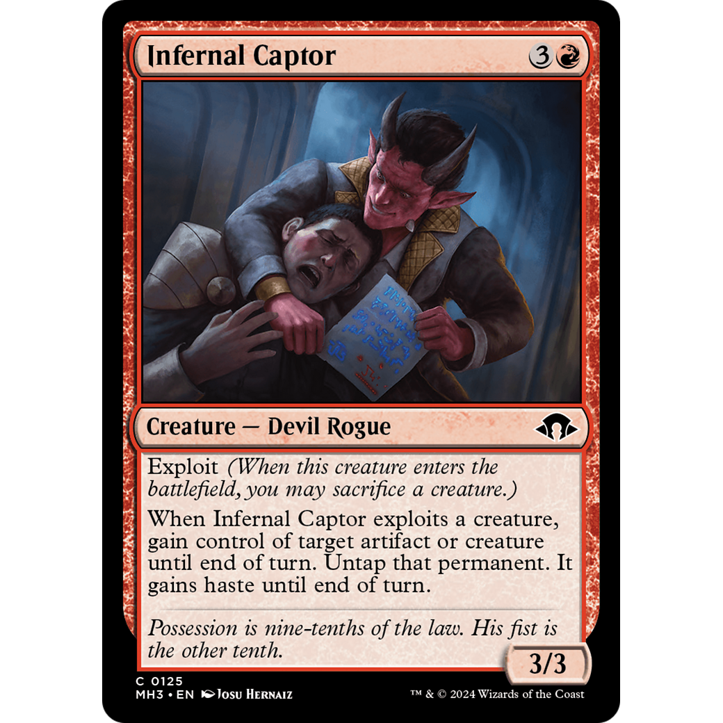 Infernal Captor (MH3-125) - Modern Horizons 3 Foil