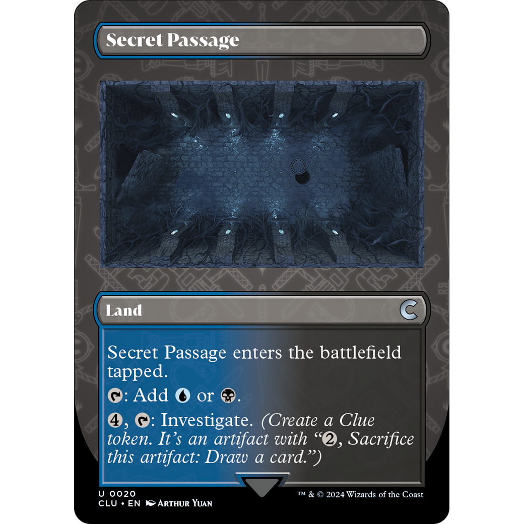 Secret Passage (Borderless) (CLU-020) - Ravnica: Clue Edition (Borderless)
