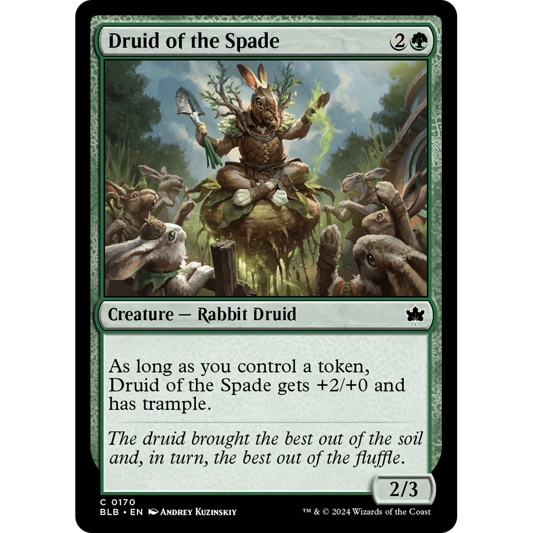 Druid of the Spade (BLB-170) - Bloomburrow