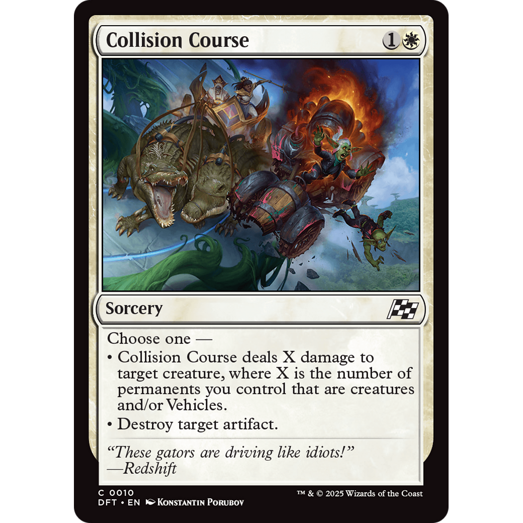 Collision Course (DFT-010) - Aetherdrift Foil