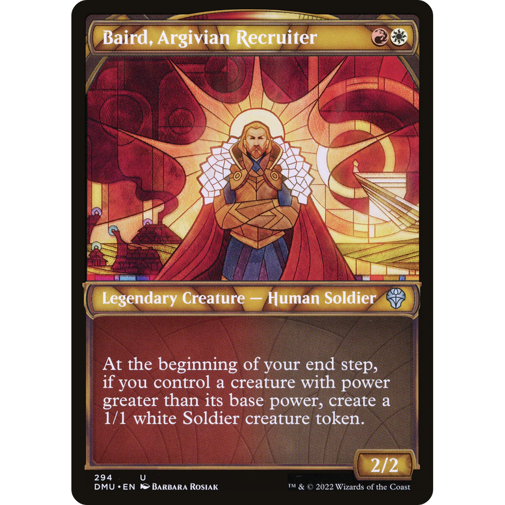 Baird, Argivian Recruiter (Showcase) (DMU-294) - Dominaria United: (Showcase) Foil
