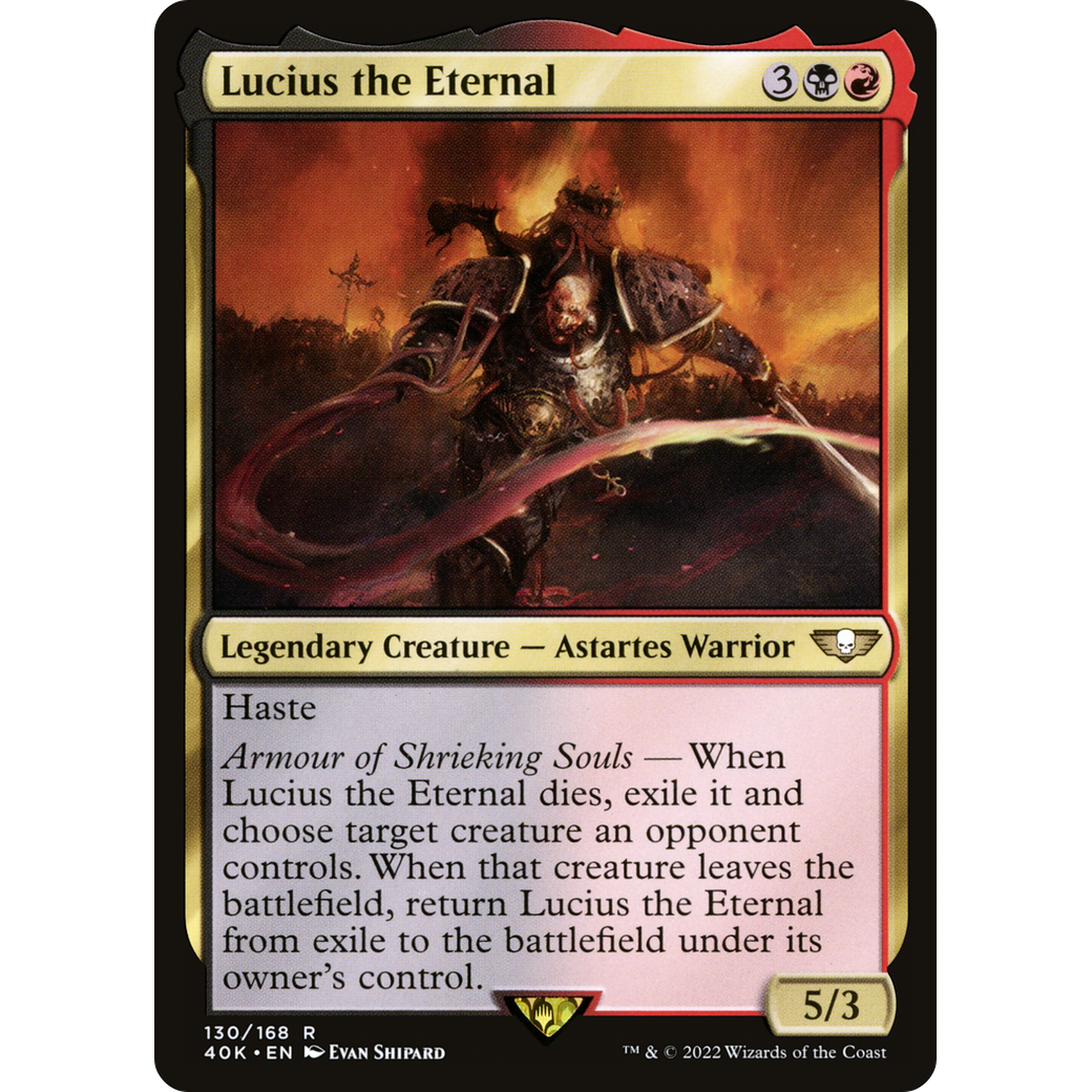 Lucius the Eternal (40K-130) - Warhammer 40,000 Commander