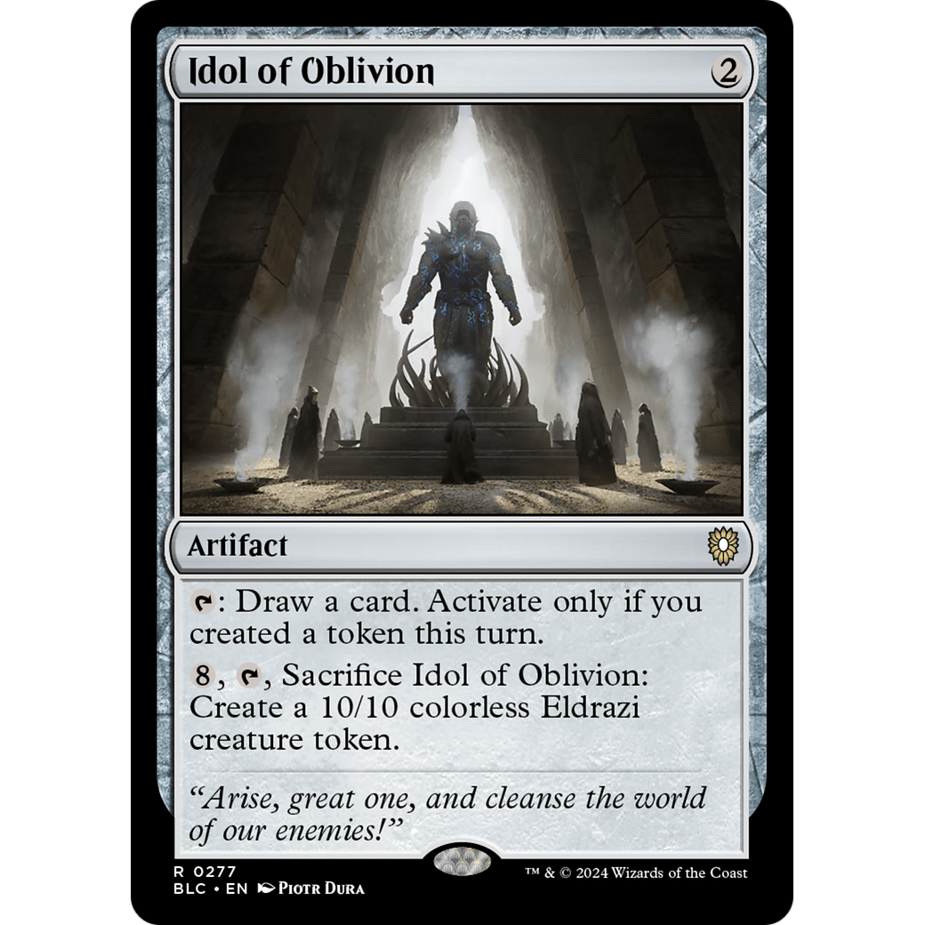 Idol of Oblivion (BLC-277) - Bloomburrow Commander