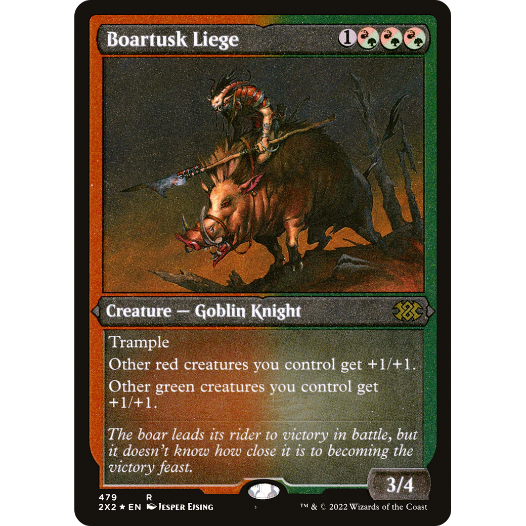 Boartusk Liege (Foil Etched) (2X2-479) - Double Masters 2022 Foil