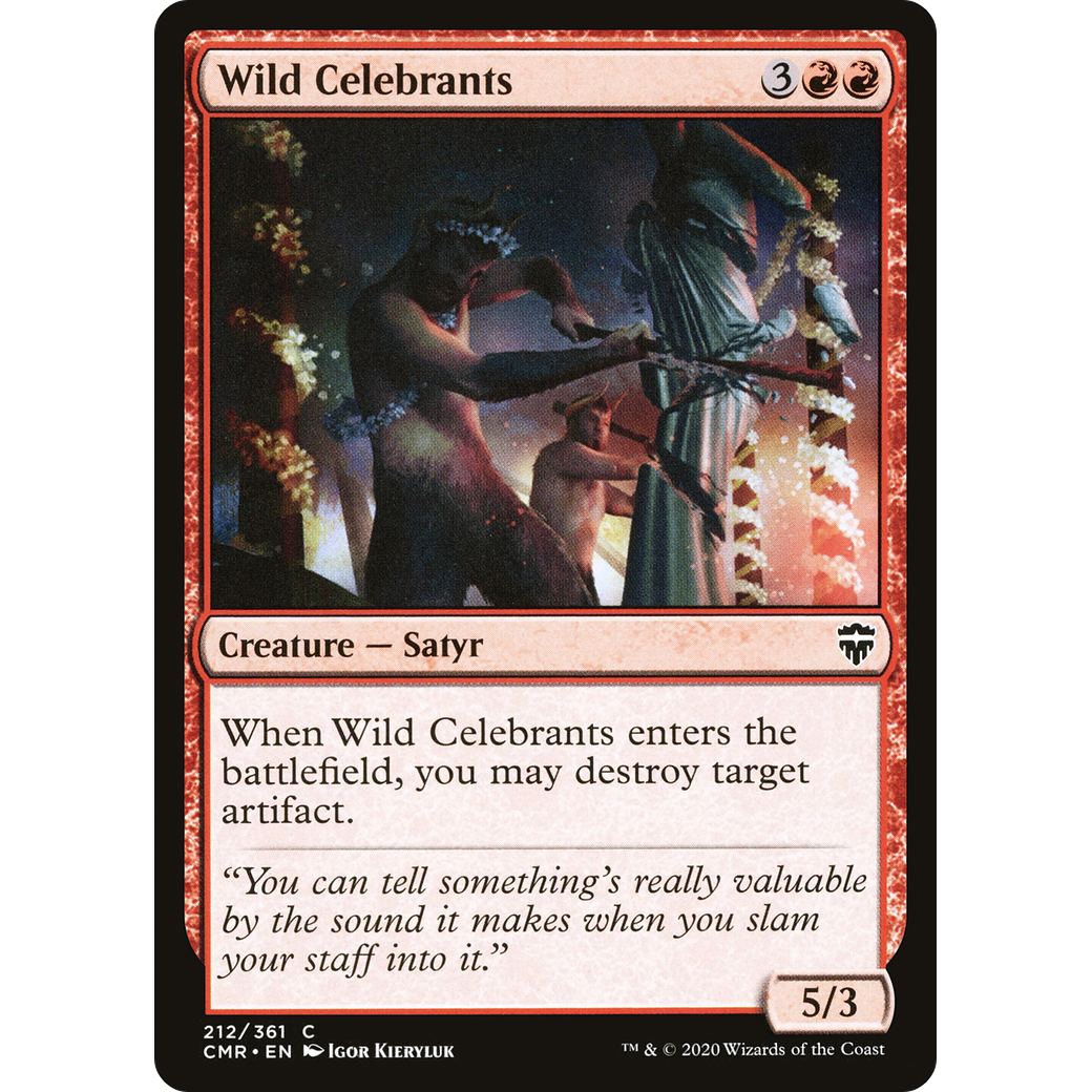 Wild Celebrants (CMR-212) - Commander Legends
